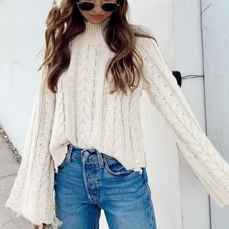 Flared Paradise Pullover